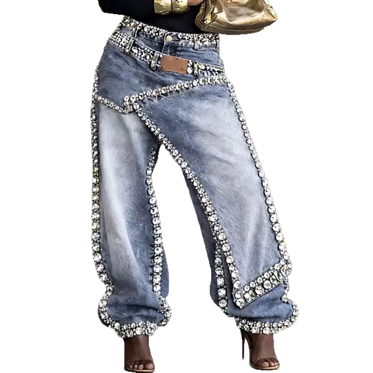 Fashion Women's Low Rise Denim Jeans Sexy Design 2026 New Summer Loose Fit Casual Trousers Universal Natural Waist Light Fold