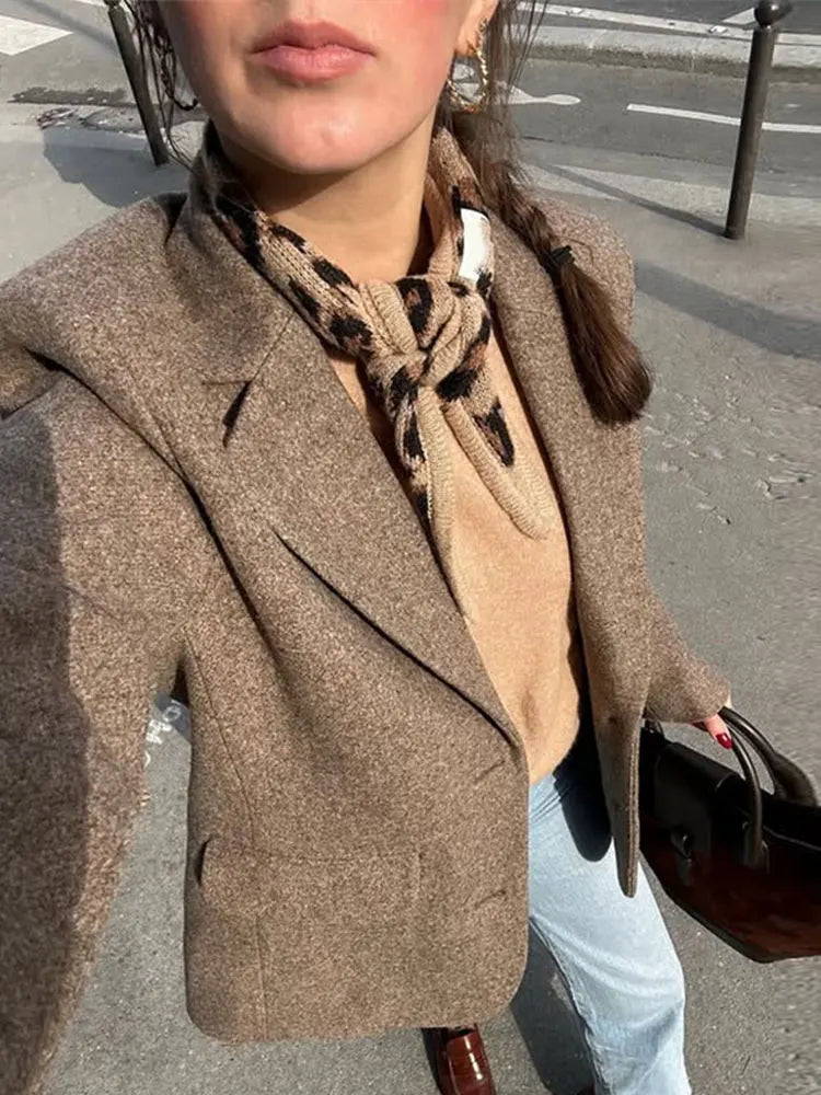 Casual Women Office Blazer With Fringes Fashion Single Breasted Long Sleeve Solid Female Coat Fashion Spring Jacket Commute