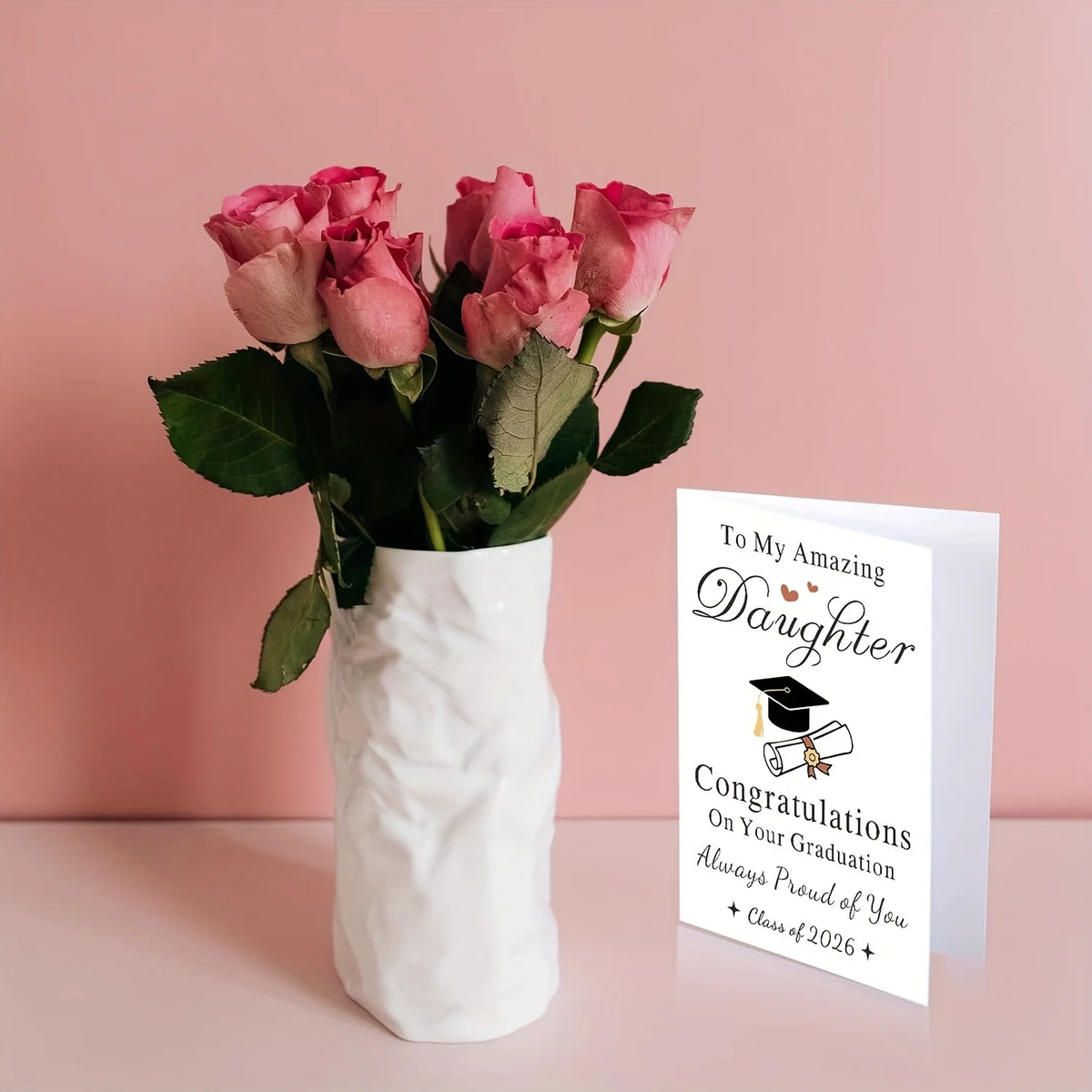The graduation gift for 2026 is her 2026 high school and college graduation card, a gift for her daughter