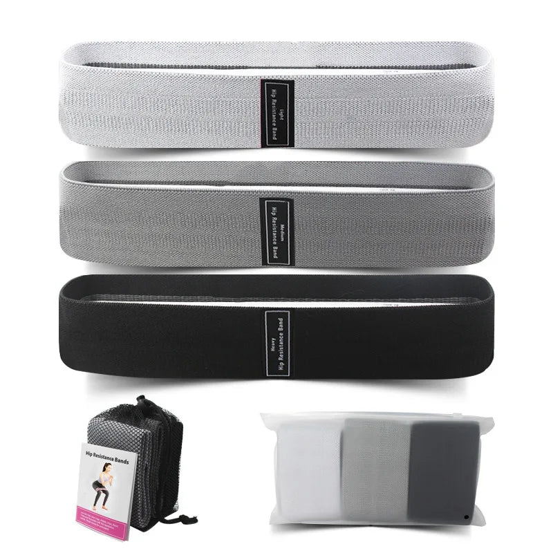 Resistance Bands for Yoga Fitness Hip Shaping Elastic Booty Bands Thickened Anti Slip Workout Resistance Bands for Home Gym