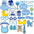 Baby Shower Party Decoration Pink Blue Photo Booth Props Photobooth It's A Boy Girl Baby Shower 1st Birthday Party Favor Gifts