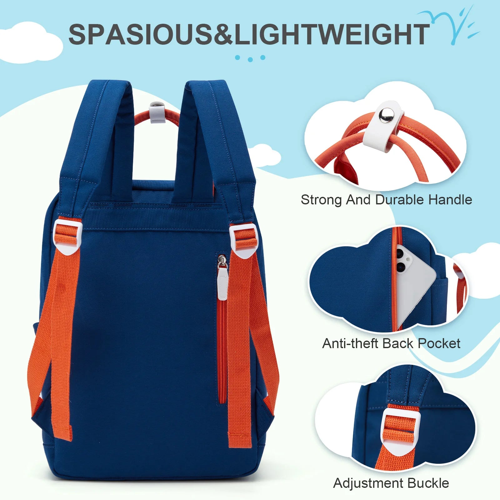 Kids Backpack for School Cute Backpack for Teens Girls Boys Student Bookbag, Commuter Casual Daypacks for Women College Backpack
