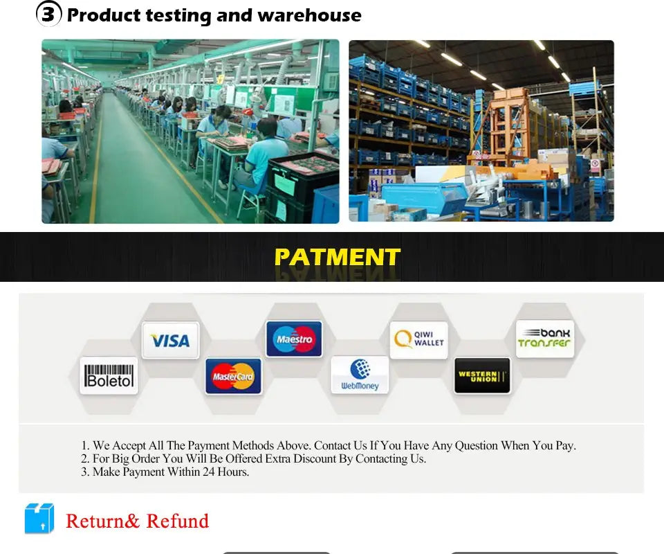 the minimalist wabi sabi led chandelier pendant light product page displaying payment method logos including visa mastercard maestro qiwi wallet western union webmoney and bank transfer options