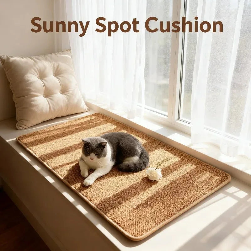 Durable Sisal Cat Scratch Pad Anti Slip Scratching Board for Indoor Cats Furniture Protection Pet Mat