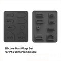 New Arrival Gaming Accessories For PS5 Pro/Slim Dustproof Kits For PS5 Slim/Pro Accessories Game Console Silicone Dust Plugs Set