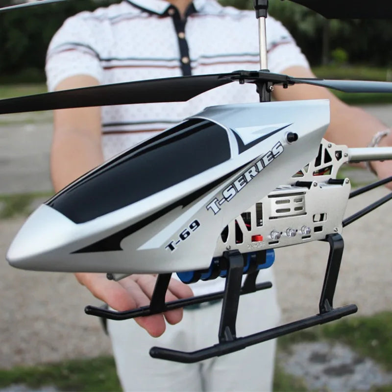Super large high quality remote control aircraft drop resistant helicopter charging toy model drone aircraft