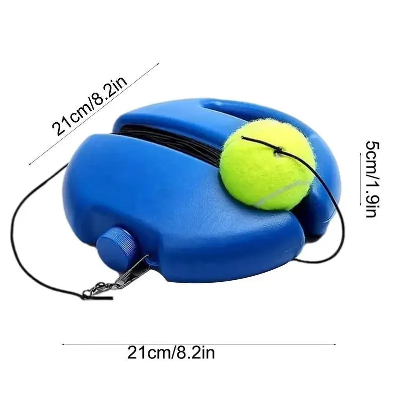 Professional Tennis Training Aids Bases With Elastic Rope Ball Practice Self-Duty Rebound Tennis Trainer Tennis Practice Tool