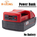 Power Bank Charger  For Milwaukee 18V Lithium Battery With USB With Type-C for Laptop Mobile Phone Fast Charging(NO Battery)