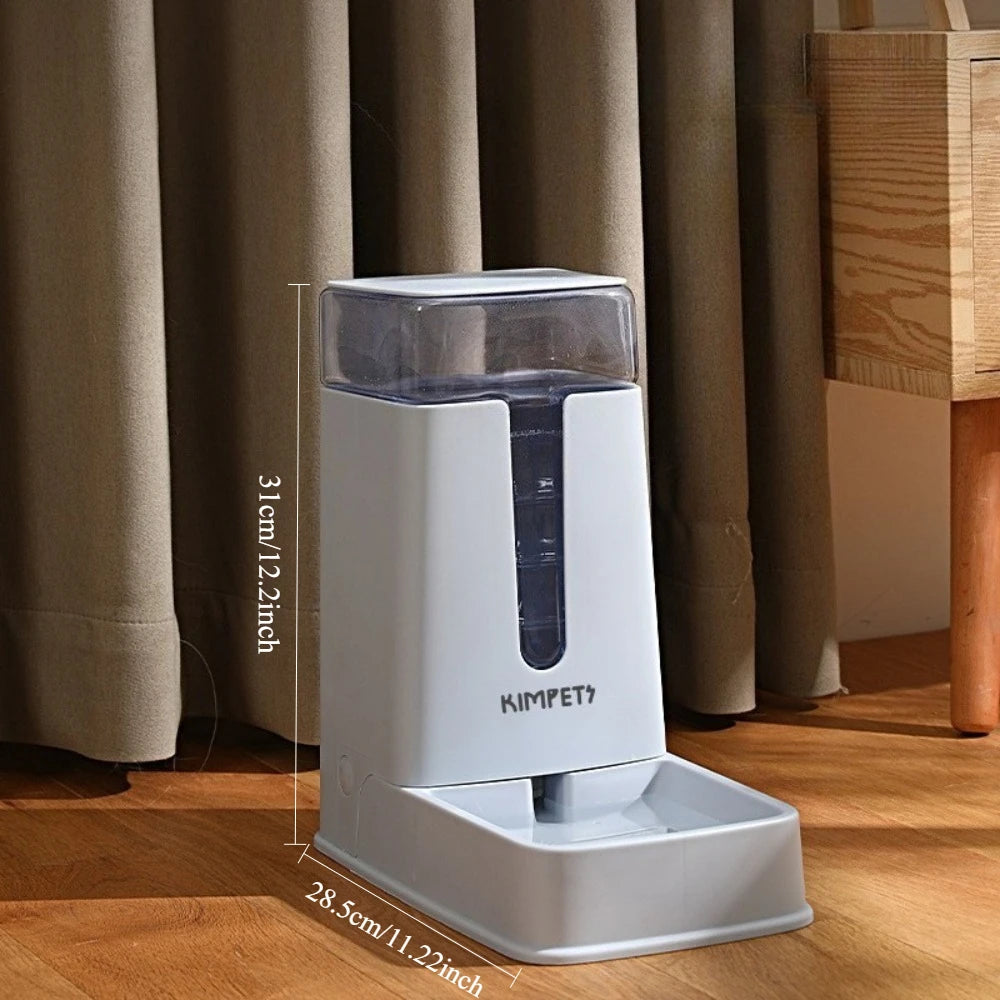 3.5L Large Capacity Auto Pet Food Feeder Dispenser - Automatic Timet Feeding Supplies, Hassle-Free Pet Food Dispensing Tool