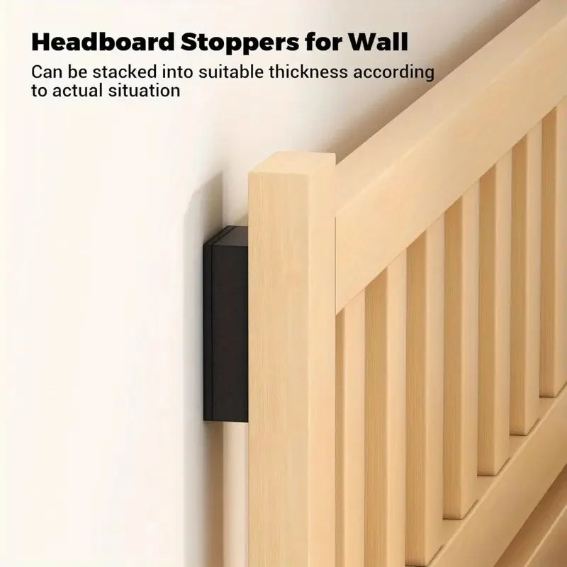 20-PC High-Density Foam Wall Protectors, Self-Adhesive Furniture Pads for Bed & Sofa, Scratch Prevention, Matte Finish