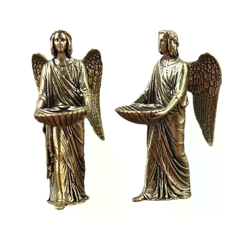 European Angel Figurine Home Decor Statue Guardian Angel Wings Angel Ornament Living Room Decorations