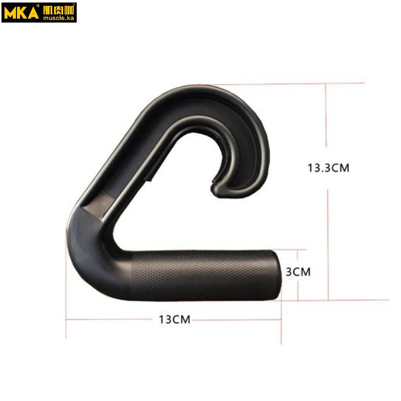MKA a pair Multifunctional Grip Gyms Handle Pulls Up Resistance Band Handle Workout Handle for Barbell and Resistance Band