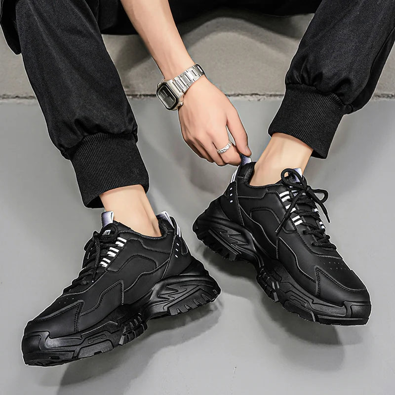 Men Travel Casual Sneakers Simple Elegant Style Lightweight Flexible Sole Breathable Anti Slip Daily Outdoor Running Sports Shoe