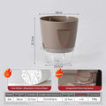Self Watering Plant Pots Indoor Modern Plastic Planters For Orchid Succulent Herb Flower Home Office Decor