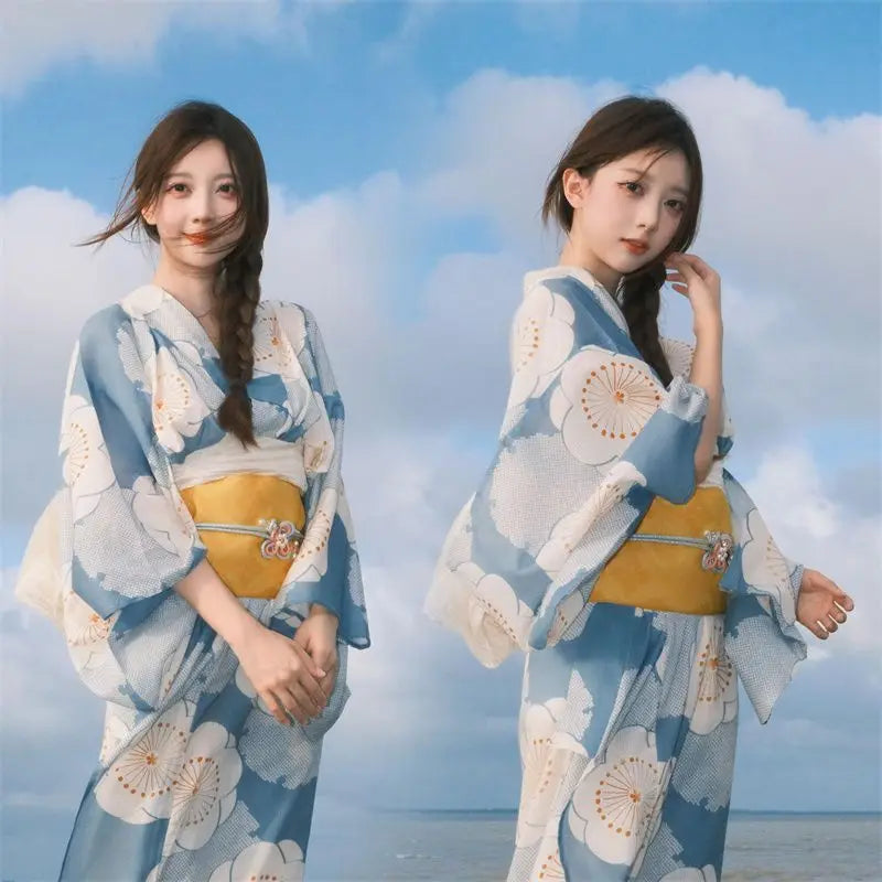Girl Dress Yukata Women Clothing Fashion Photography Clothes Ethnic Style Stage Japan Kimono Cosplay Performance Costumes