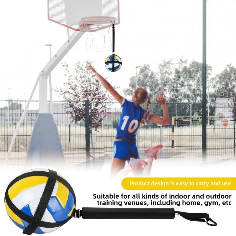 Practice Volleyball Spike Training Accessories Adjustable Trainer Volleyball Assist System Outdoor Volleyball Training Sports.