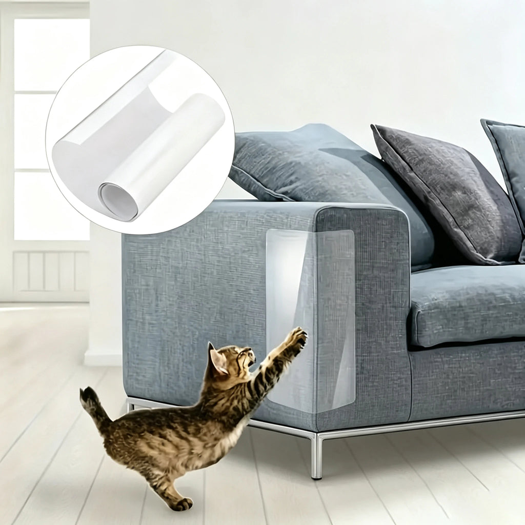 Transparent Furniture Protection Film Protect Furniture Wall Easy To Apply And Remove And Suitable For Sofa And Wooden Door.