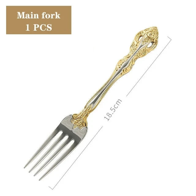 304 Stainless Steel Cutlery Household Kitchenware Steak knife, fork and spoon Afternoon Tea Coffee Spoon High-grade