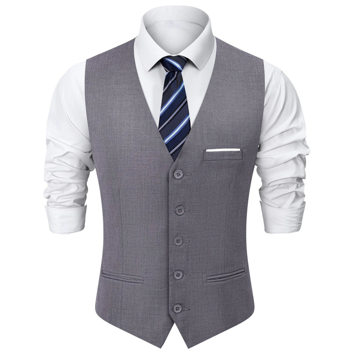 Mens Suit Vest Male Business Formal Wedding Office Birthday Party Outfit Set  Easter Church Jacket Black Waistcoat