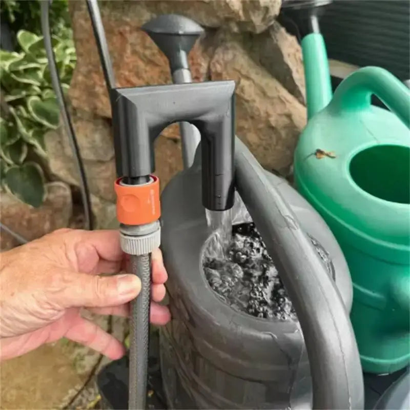 Garden Hose Hook Heavy Duty Watering Tool Easy Water Tank Filling No Handheld Design for Outdoor Lawn Irrigation Use
