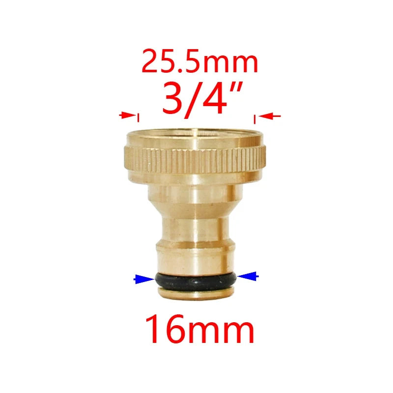 Garden Watering Tools - Double-Pass Nipple Ball Valves Y-Type Hose Connectors Three-Way Splitter Distributors for Lawn Sprinkler