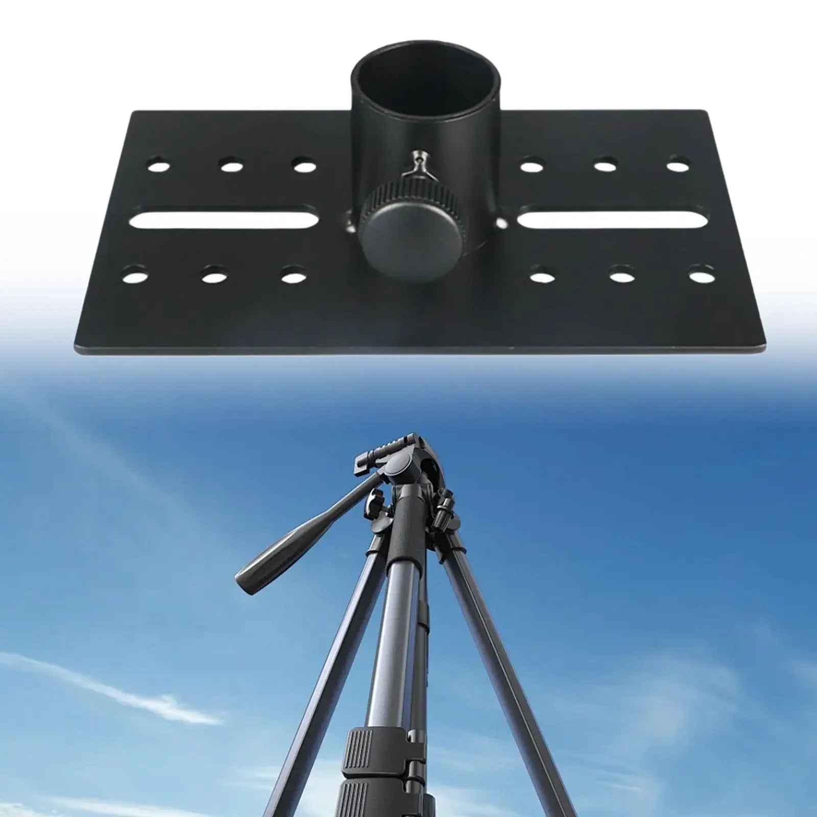 Speaker Stand Adapter Adjustable Angle Float Tray Speaker Mounting Bracket for Meeting