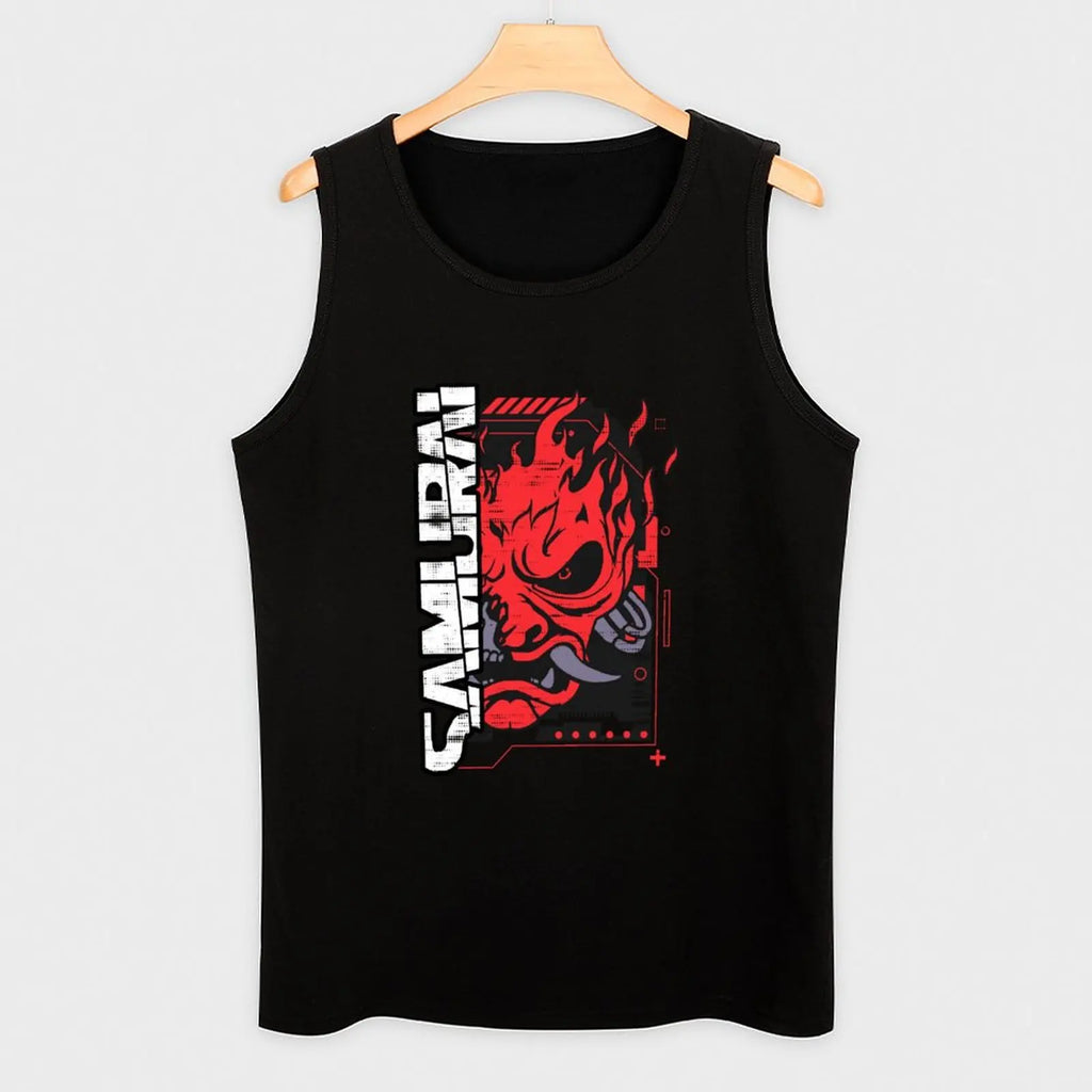 samurai rock band Tank Top gym accessories man Sports shirt man