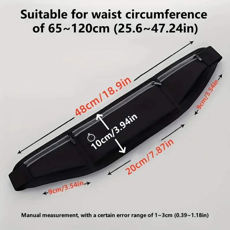Sports Pack Women Lightweight Waist Bag Running Bags Men Belt Bag Waterproof Gym Phone Pouch Running Travel Outdoor Accessories