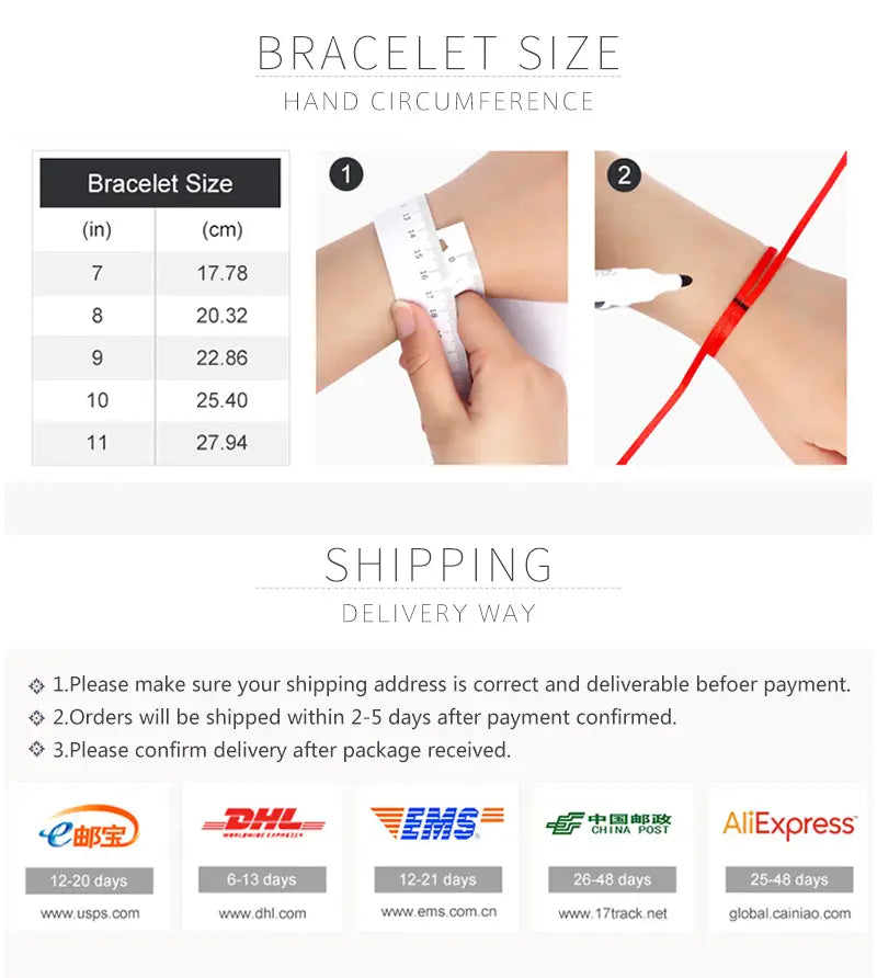 A white measuring tape with black markings measuring wrist circumference for bracelet sizing of a custom eye photo engraved stainless steel keychain.