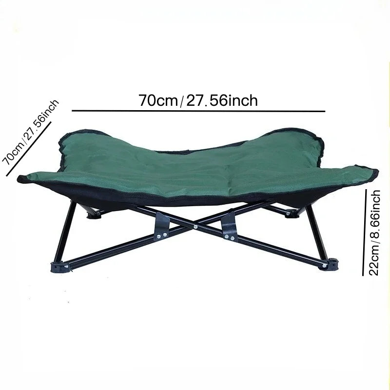 Outdoor Camping Foldable Pet Bed,Comfortable Detachable Pet Pads,Waterproof Bite Resistant,Portable Bed for Cats and Dogs.