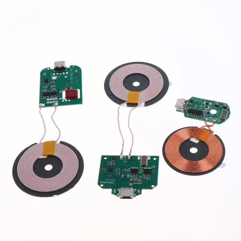 Wireless Charger Module 15W TYPE-C MICRO-USB Fast Charging PCBA Board for Power Supply DIY Project