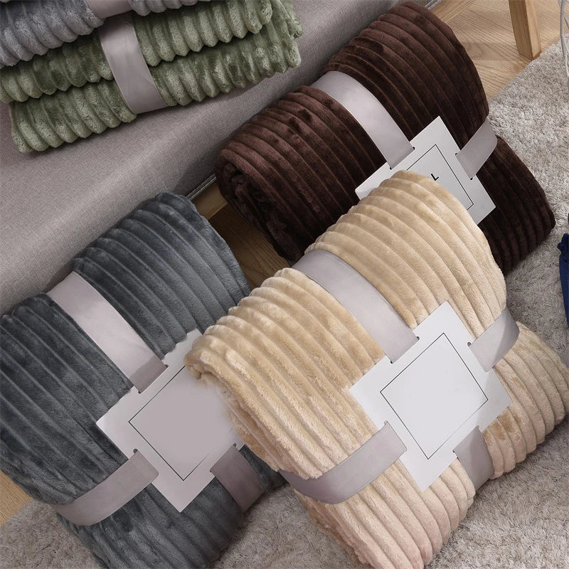 100x150cm Milk Velvet Blanket Bed Sheet Blanket Single Dormitory Student Coral Velvet Air Conditioning Soft Sofa Nap Blanket