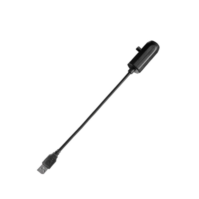 Cable de carga USB negro conector compacto y redondeado y enchufe USB-A estándar para lámpara de proyección USB para luz de estrellas de galaxia de luna y Tierra