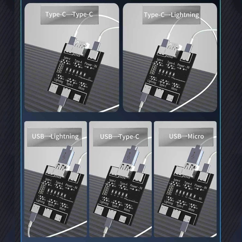 USB C Charging Cable Analyzers For Smartphone Devices Type C Port Testing And Electrical DIY Maintenance 896C