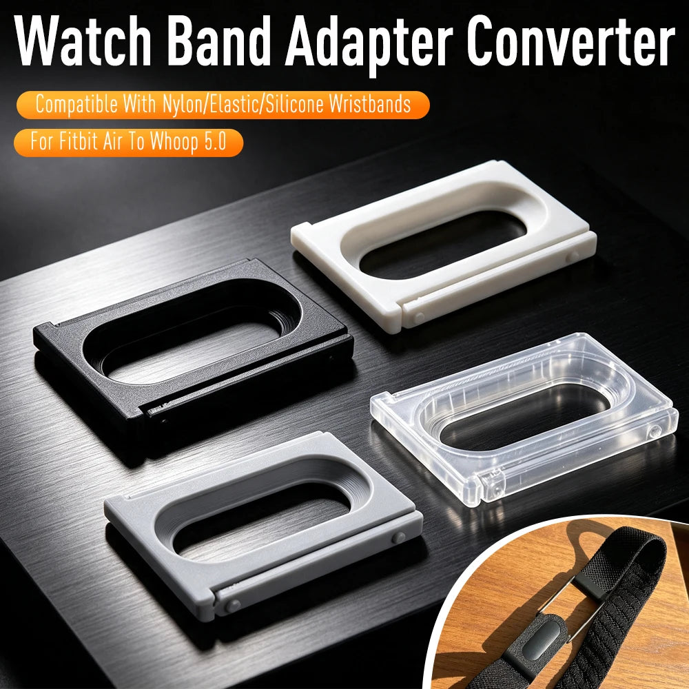 Band Adapter Bracket Frame For Fitbit Air To Whoop 5.0 Frame Modification Accessories Compatible with Nylon Sports Straps
