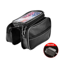 Bike Bags Road Bike Riding Gear Accessories Large Capacity Touch Screen Handlebar Front Tube Waterproof Mobile Phone Bag