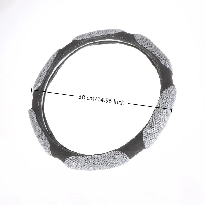 Steering Wheel Cover Suitable For 38cm Diameter Car Accessories Interior Steering Wheel Protective Decoration Universal