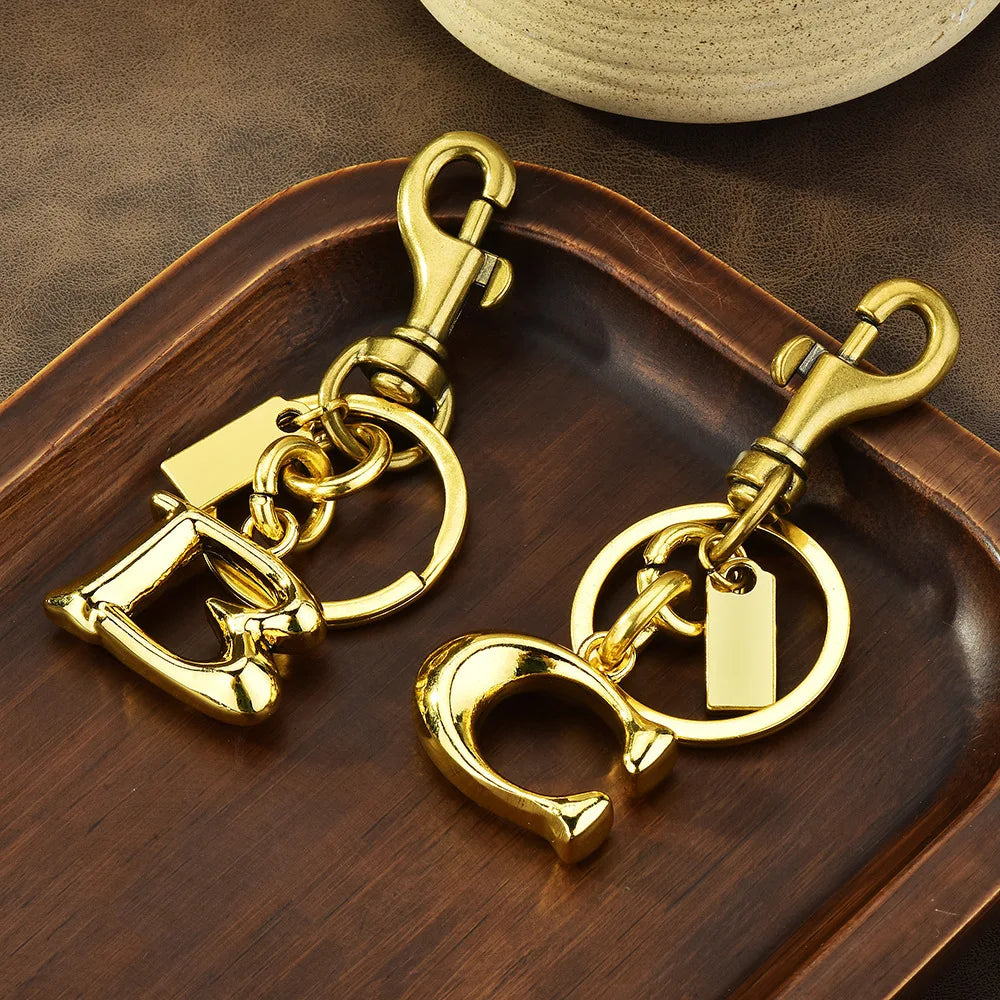 Letter Keychains High-end Car Accessories for Men and Women