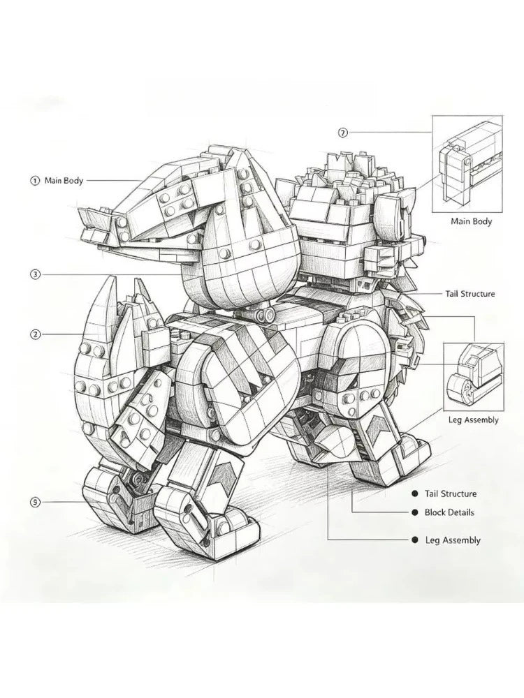2026 New Cute and Fun Puppy Toy Building Block Model, Adult Collage, Suitable for Collecting Holiday Gifts