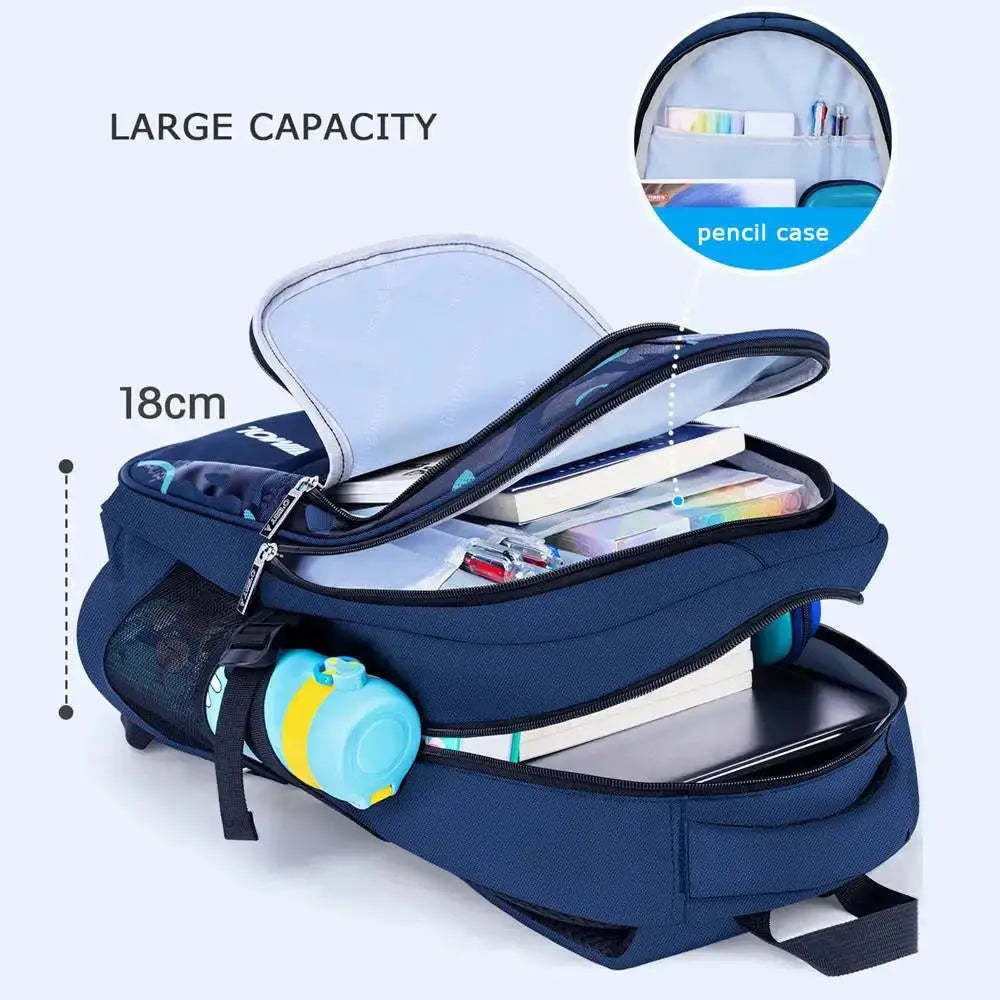 2025 New Children School Bags Kids Backpack In Primary Schoolbag For Teenager Boys Waterproof Backpacks Book Bag