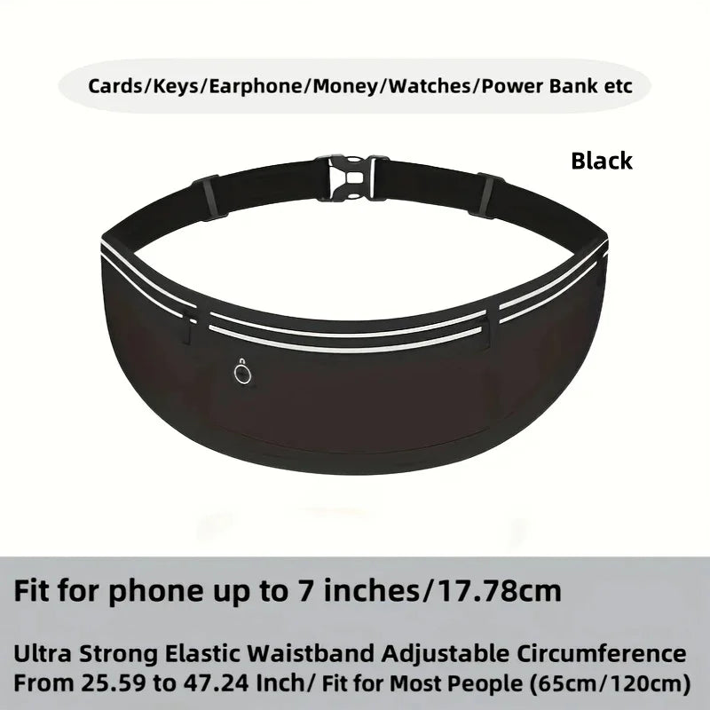 Sports Pack Women Lightweight Waist Bag Running Bags Men Belt Bag Waterproof Gym Phone Pouch Running Travel Outdoor Accessories