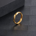 Stainless Steel Color Silver And Gold Rings Round Fashion Rope Twisted Trend Circle Unisex Minimalist Jewelry Gift For Man