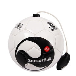 Football Training Ball Kick Soccer Ball  Size 2 Football Rope Touch Solo Kick Beginner Trainer Practice Equipment Standard
