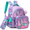 Kids Backpacks for Girls School Bag with Lunch Box School Backpack for Girls Set Cute Bookbag for Kindergarten