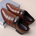 Men Dress Shoes Slip on Formal Suit Wedding Shoes for Male  Wedding Office Work Shoes Slip on Loafers Elegant Man Dress Shoes