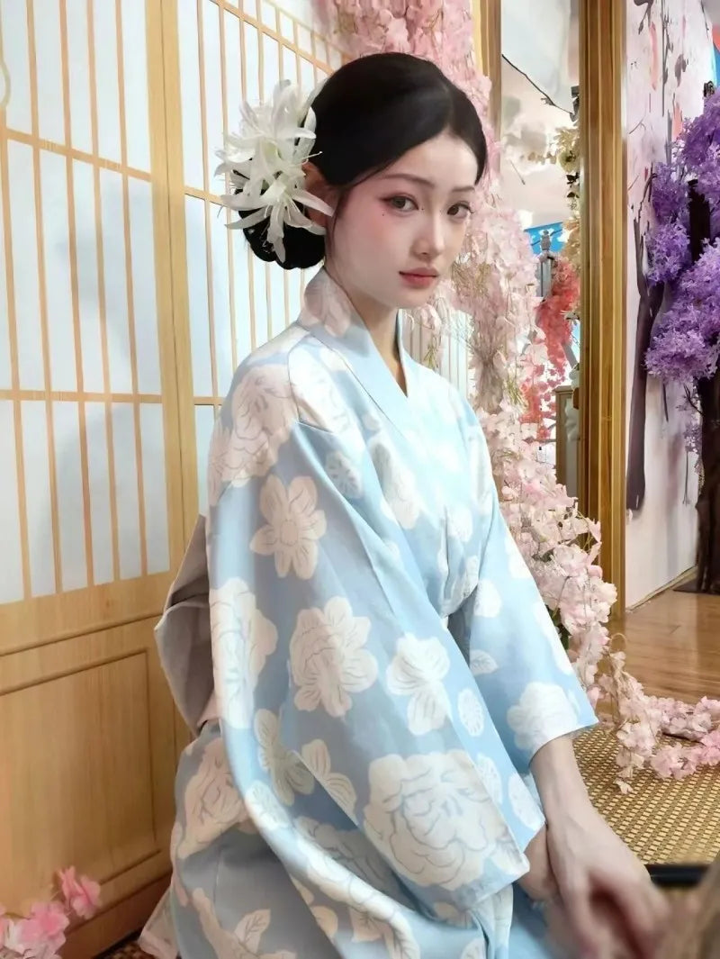 Girl Dress Yukata Women Clothing Fashion Photography Clothes Ethnic Style Stage Japan Kimono Cosplay Performance Costumes