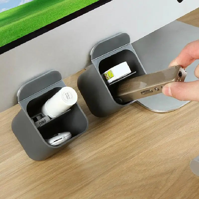 Desktop Storage Pen Holder Multifunctional Office Simple Storage Box Desktop Computer Can Stick Small Object Storage Tube