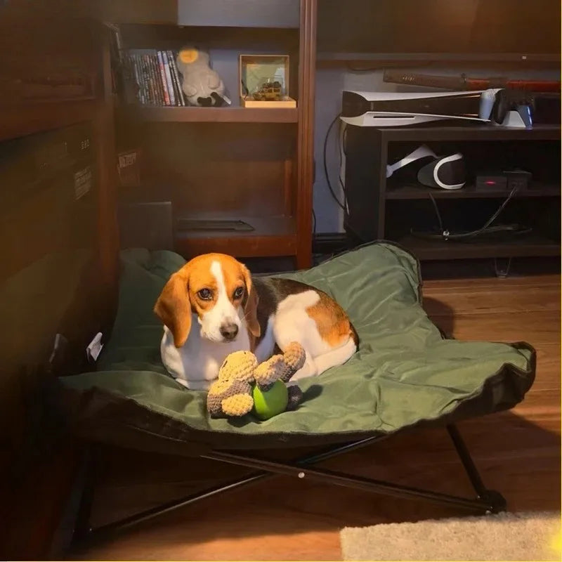 Outdoor Camping Foldable Pet Bed,Comfortable Detachable Pet Pads,Waterproof Bite Resistant,Portable Bed for Cats and Dogs.