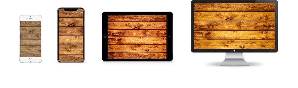 Un motif de grain de bois affiché sur une série d’appareils électroniques Apple, présentant le revers d’une couverture de porte de fond photographique de fête de Pâques du Christ Jésus chrétien.
