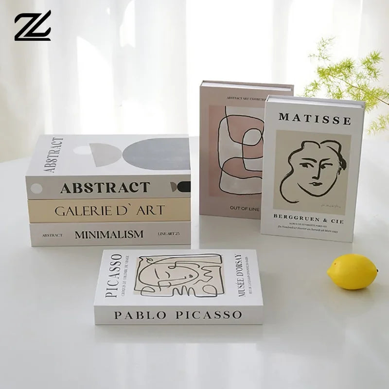 Open Luxury Fake Book Decor Fashion Paris Coffee Table Decor Books Interior Home Decor Coffee Table Bedroom Decorations